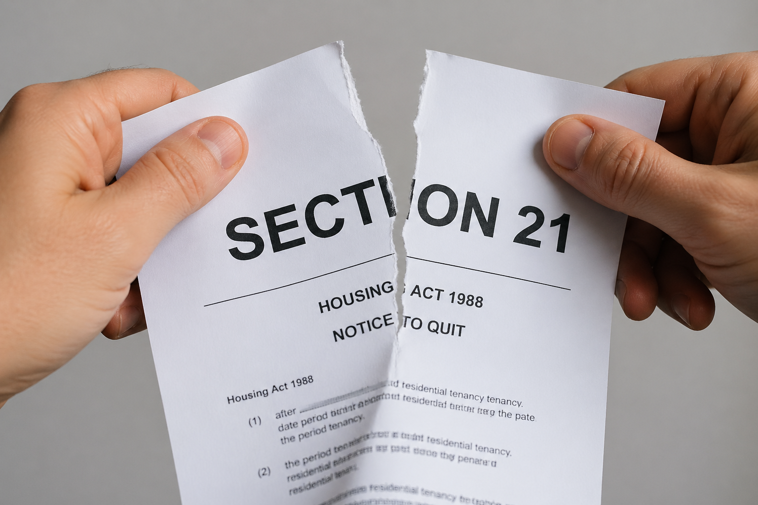 Saying Goodbye to Section 21 – A New Era for Landlords ...